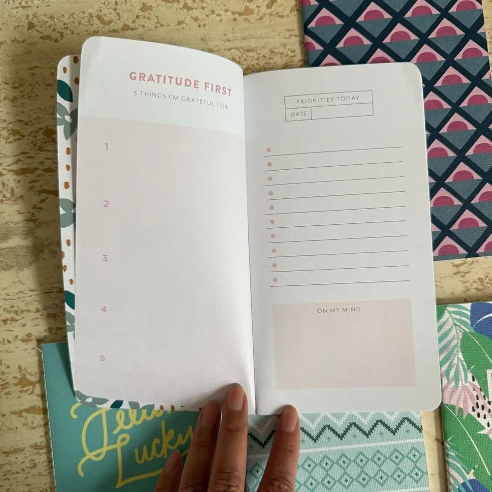 Five May Designs “skinny”notebooks- blue and green tones Travelers notebook, jou